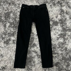 Hugo Boss Re.Maine Jeans Mens 34x34 Regular Fit Straight Leg Stretch Denim Black